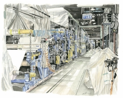 St Cuthberts Mill Mould Machine - by Kim Lintern