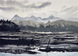 San Vicente De La Barquera by Daniel Lopez on Saunders Waterford